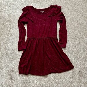 Red sweater dress 5T